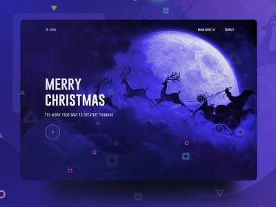 Visual Language 10 : Merry Christmas! bubble color creative design gmail google gradient new trend template typography ui ux
