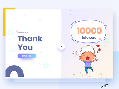 10000 Followers on Behance