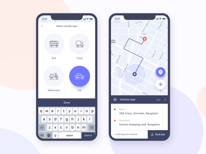 Parking Finder: iOS Application Design by Surja Sen Das Raj on Dribbble