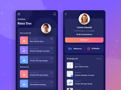 Dark version: iOS App Concept