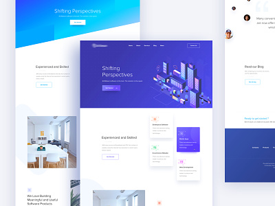 All Versions : Website Design for a Software Company animation app bitbean branding colorful curve graph isometric logo quotes shifting website