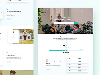 Design for a Real Estate Company buy sell ecommence ecommerce design home agent illustration properties property property management property search real estate real estate agency real estate agent real estate branding real estate logo typography website design