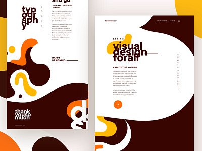 Visual Design For All art creative design design by teamuinugget dribbble dribbble best shot gradient illustration landing page raazdas teamuinugget type art typography uinugget visual design visual designer website design