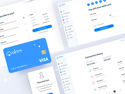 Airtm Case Study case studies casestudy dribbble best shot payment payment app payments ux uxdesign visa card wallet wallet app