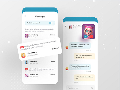 Design Mentor App android app chat chat app dribbble best shot google google ad banner google design ios app mentor mentoring mentors mentorship message app messages ofspace ux