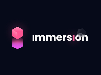 Immersion Branding branding design flat illustration logo minimal vector