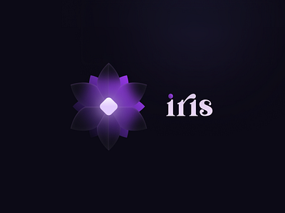 Iris Branding branding design flat illustration logo minimal