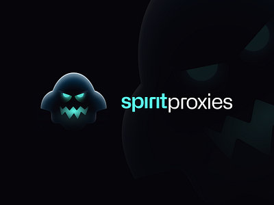 Spirit Proxies branding design flat illustration logo minimal vector