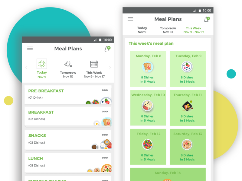 Diet App android diet app fitness ios solutelabs ui ux