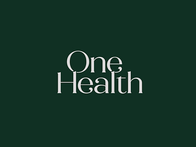 One Health Brand Identity