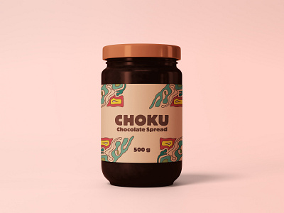 Choku branding design illustration packaging design