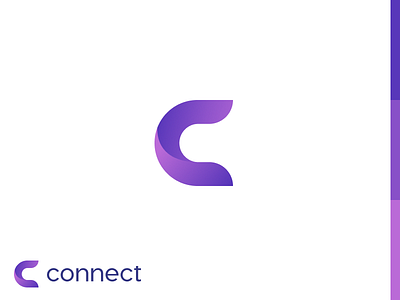 Connect c logo creative agency design agency logo logo design marketing startup