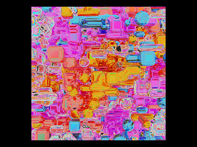 Ex.277 3d album album art art blender bright colorful cover iridescent psychedelic rainbow saturate sleeve vibrant vinyl
