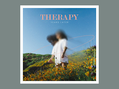 Therapy - Years Later album art blur cd cover ep field flowers grass lp serene single woman