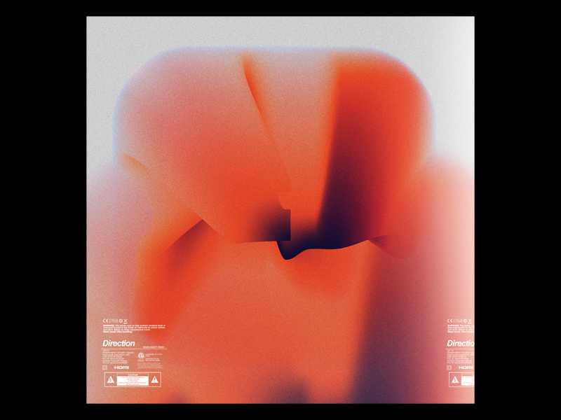Ex.272 abstract album art color ep gradient lp minimal music noise orange simple sleeve vinyl