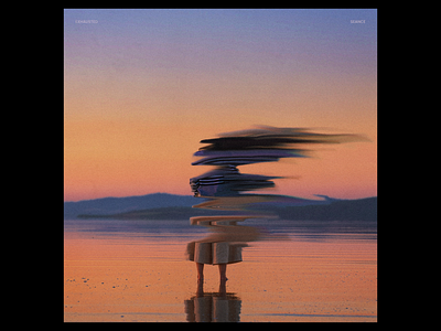Ex.296 abstract album art cd cover ep lofi melancholy music ocean reflection sea sleeve sunset vinyl