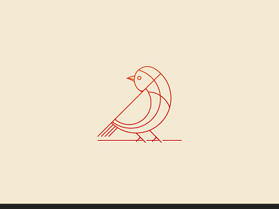 Buuurd air aviary bird burd edwin carl capalla line art minimal simple