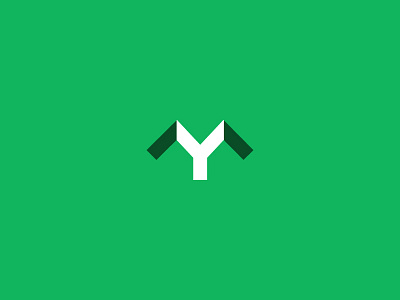 Y/mountain edwin carl capalla green logo minimal mountain outdoors simple