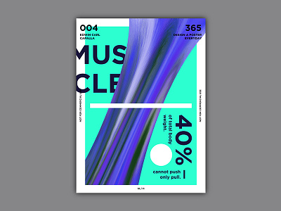 004 abstract challenge design everyday muscle poster stretch