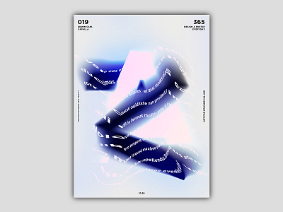 019 abstract art challenge design everyday glitch illustration poster