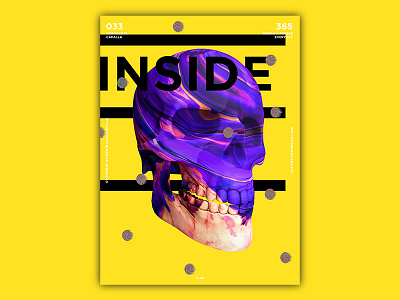 033 abstract art challenge design everyday glitch illustration poster