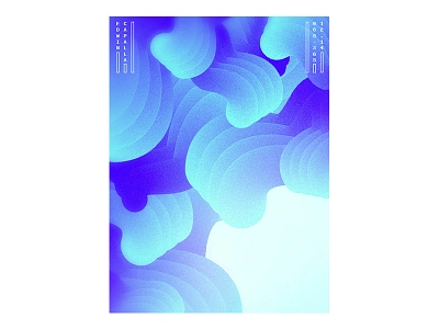 068 3d abstract amorphous art blobs challenge design everyday illustration poster