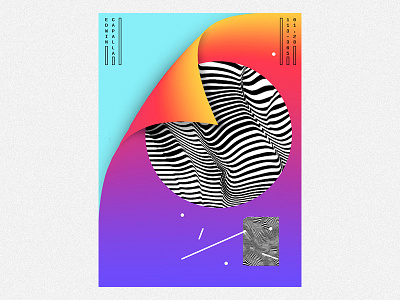 113 abstract art challenge design everyday glitch illustration poster