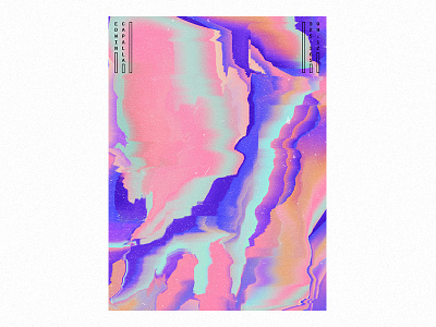 325 abstract art challenge design everyday glitch illustration poster