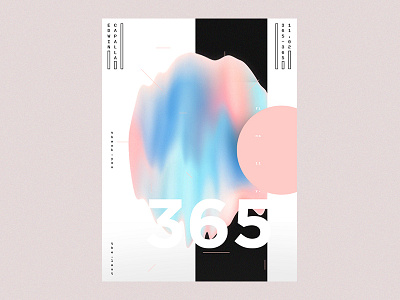 365 - Final 3d abstract amorphous art blobs challenge design everyday illustration poster