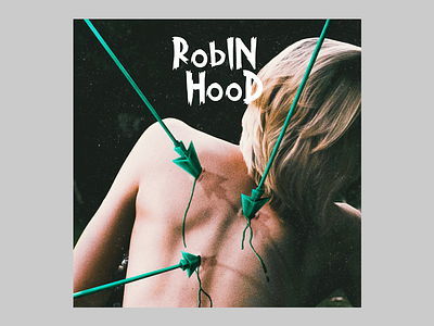 Robin Hood abstract aesthetic album cover design edwin carl capalla ep music poster sleeve typography