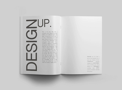 Design up. art booklet branding design editorial editorial design illustration minimal minimalist vector