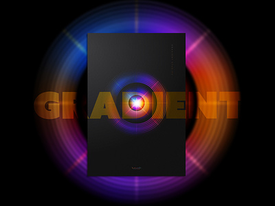 Gradient Poster banner color design gradient gradient studies graphic design illustration illustrator poster type