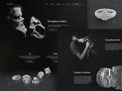 Diamonds Web black design diamonts mobile page rwd web white