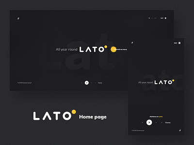 Home Latowarsaw app design icon landing site ui ux web