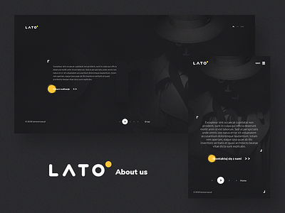 About Latowarsaw app design icon landing site ui ux web