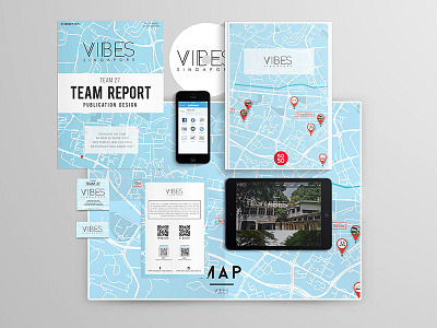 Vibes Singapore art direction branding guidebook