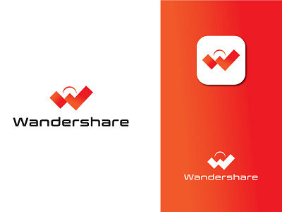 wandershare logomark app businesslogo companylogo icon illustration letterlogo logodesign minimalisticlogo mode typographylogo w letterlogo w logo wandersharelogo wordmark