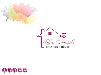 feminine real estate logo