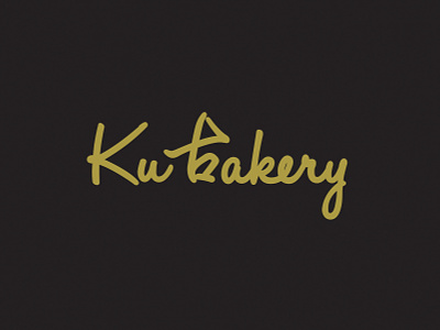 Ku Bakery branding logo minimal typography
