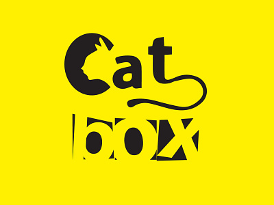 cat box logo box cat creativity design famous design graphic illustrator logo