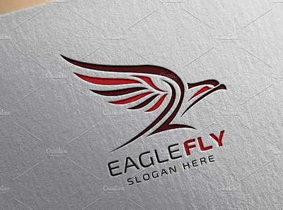 Eagle Fly v2 Logo Template design eagle logo graphic design icon illustration logo