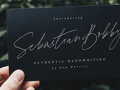 Sebastian Bobby Handwritten Font