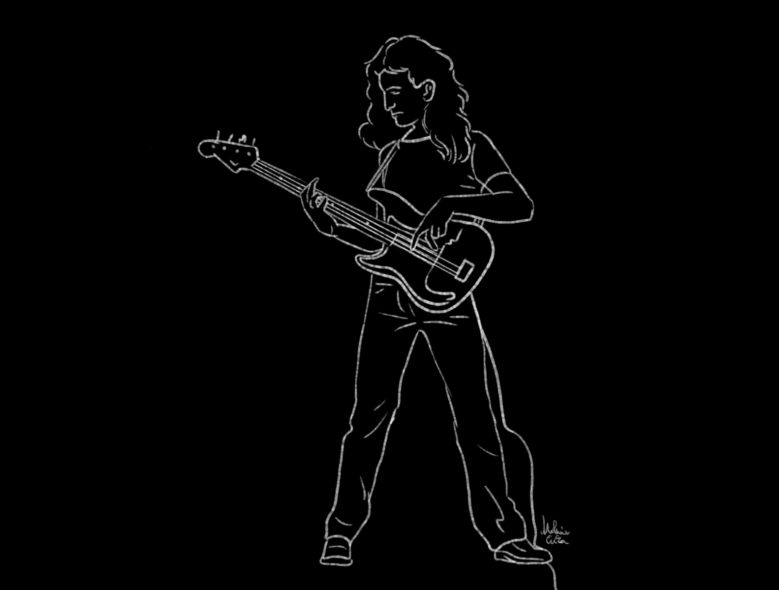 John Deacon Line Art by Molnár Erika on Dribbble