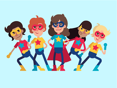 Superteam Illustration by Victoria Barranco on Dribbble