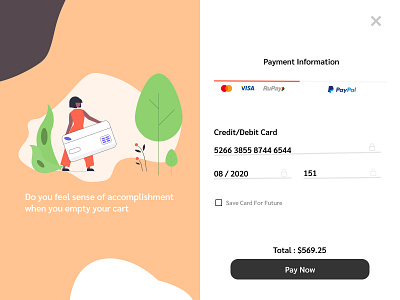 Credit Card Checkout  | Daily UI Challenge 002