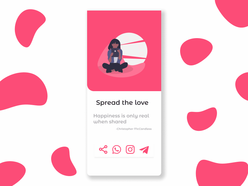 Share | Daily UI Challenge 010 app art daily 100 challenge dailyui dailyuichallenge design flat minimal ui website