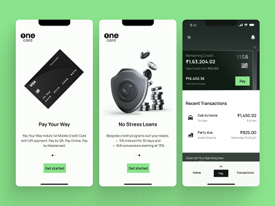 Credit Card App UI