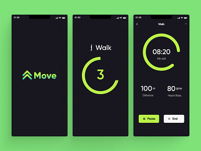 Health Tracking App UI app branding design fitness gym health app minimal sports tracking ui uiux ux