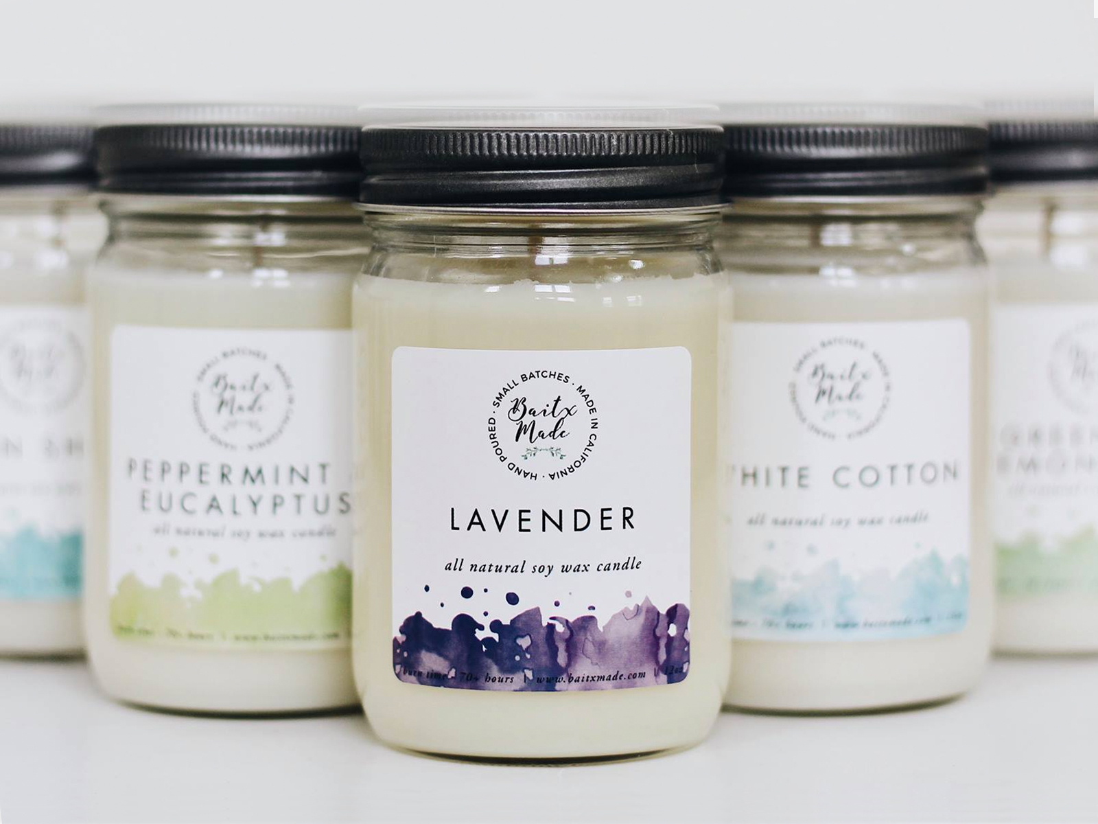 Candle label deals design