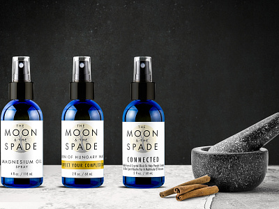 the Moon & the Spade labels beauty product design etsy label label design label packaging